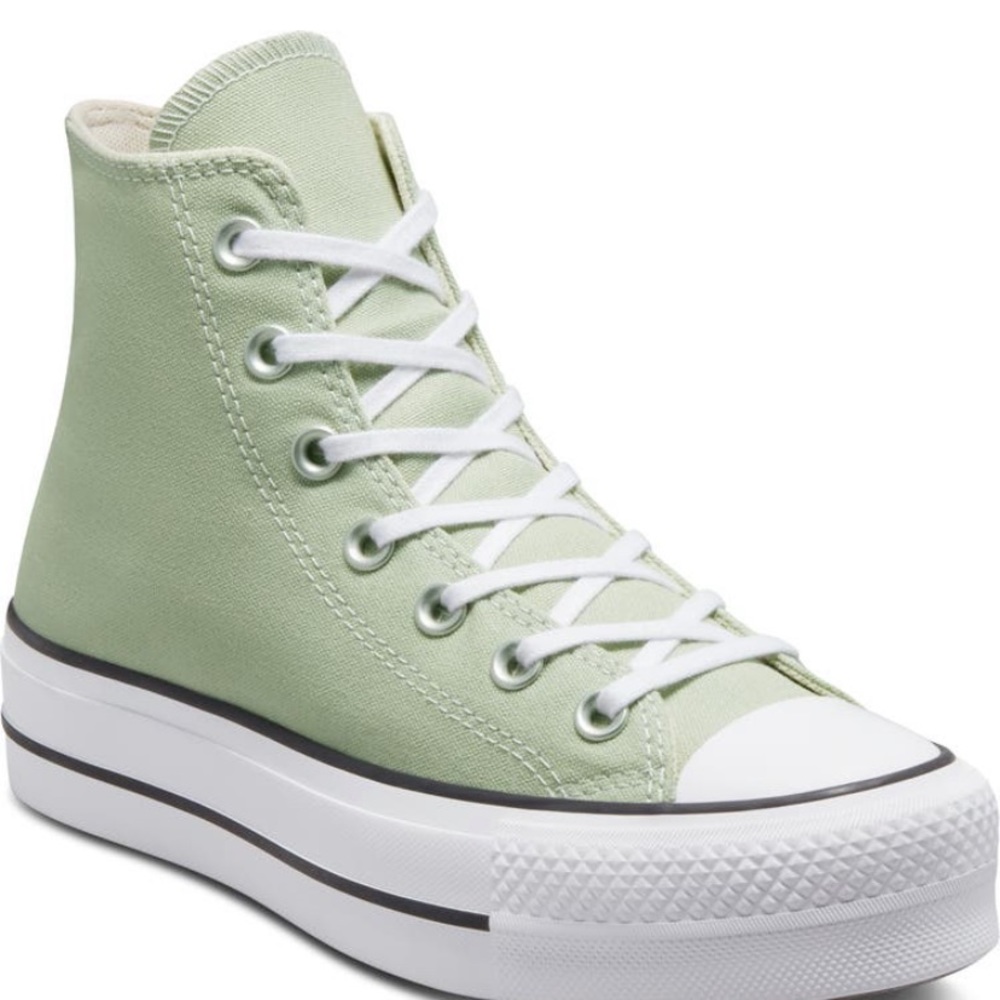 Chuck Taylor All Star Lift Platform Seasonal Color- summit sage